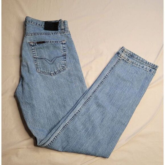 Harley-Davidson Light Blue Straight Men Jeans - Picture 14 of 15